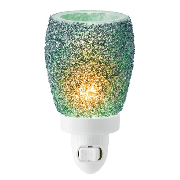 Scentsy Other - Glitter Teal Mini Warmer
